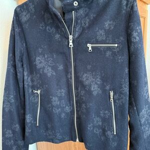 GAP Black Jacket with Subtle Texture